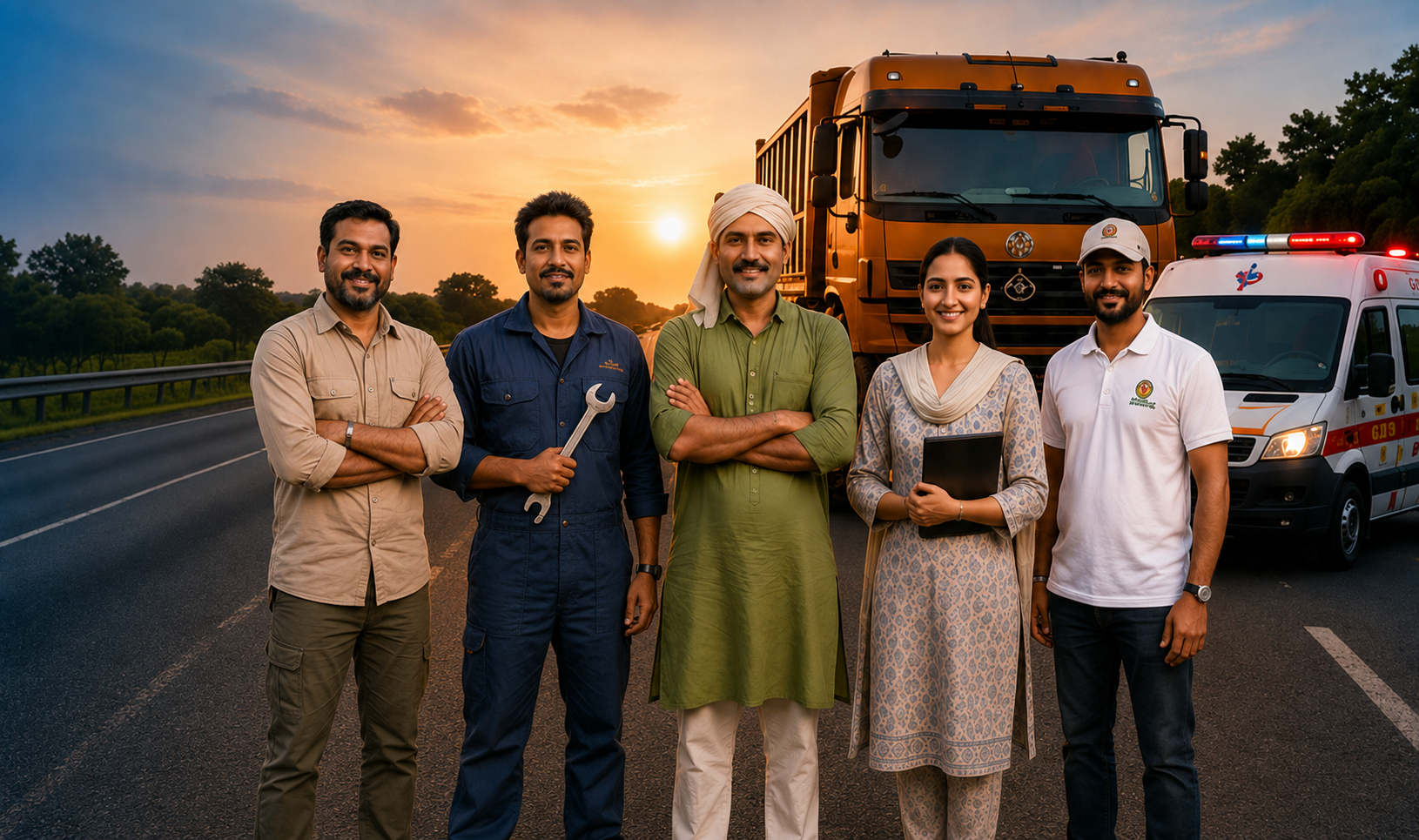 Tiger RoadVeer community on the highway